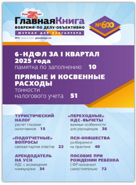 Читайте выпуск журнала «Главная книга» № 8/2025
		280
